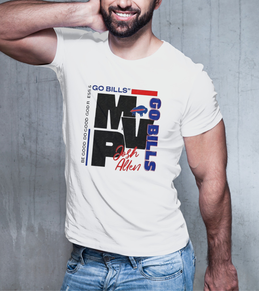 "Go Bills Josh Allen MVP Buffalo Football" T-Shirt