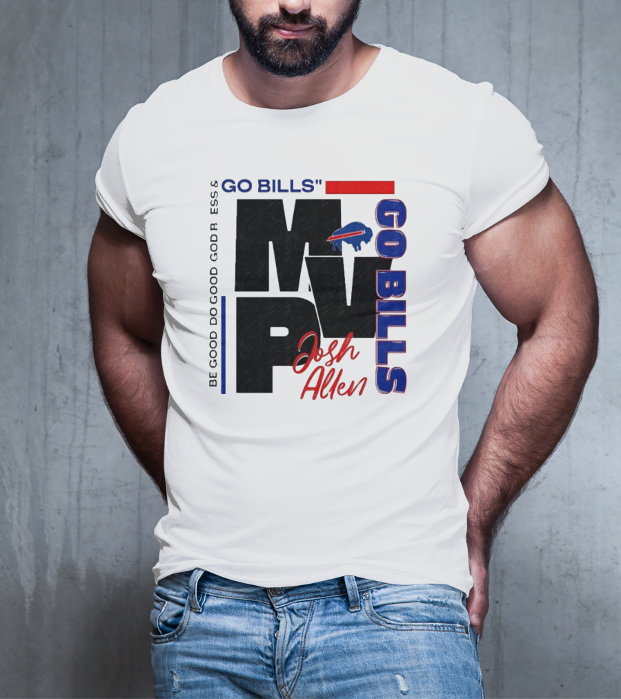 "Go Bills Josh Allen MVP Buffalo Football" T-Shirt