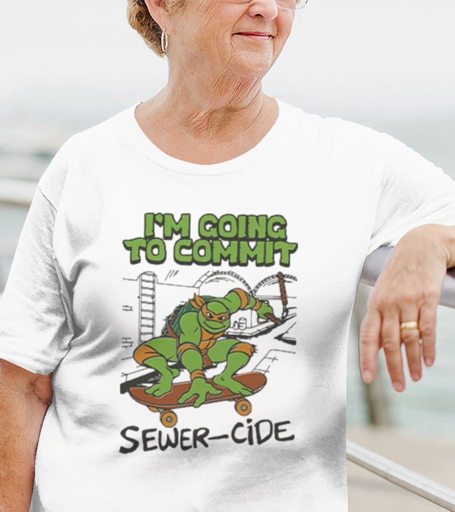 Ninja Turtles I’m Going To Commit Sewer-Side T-Shirt