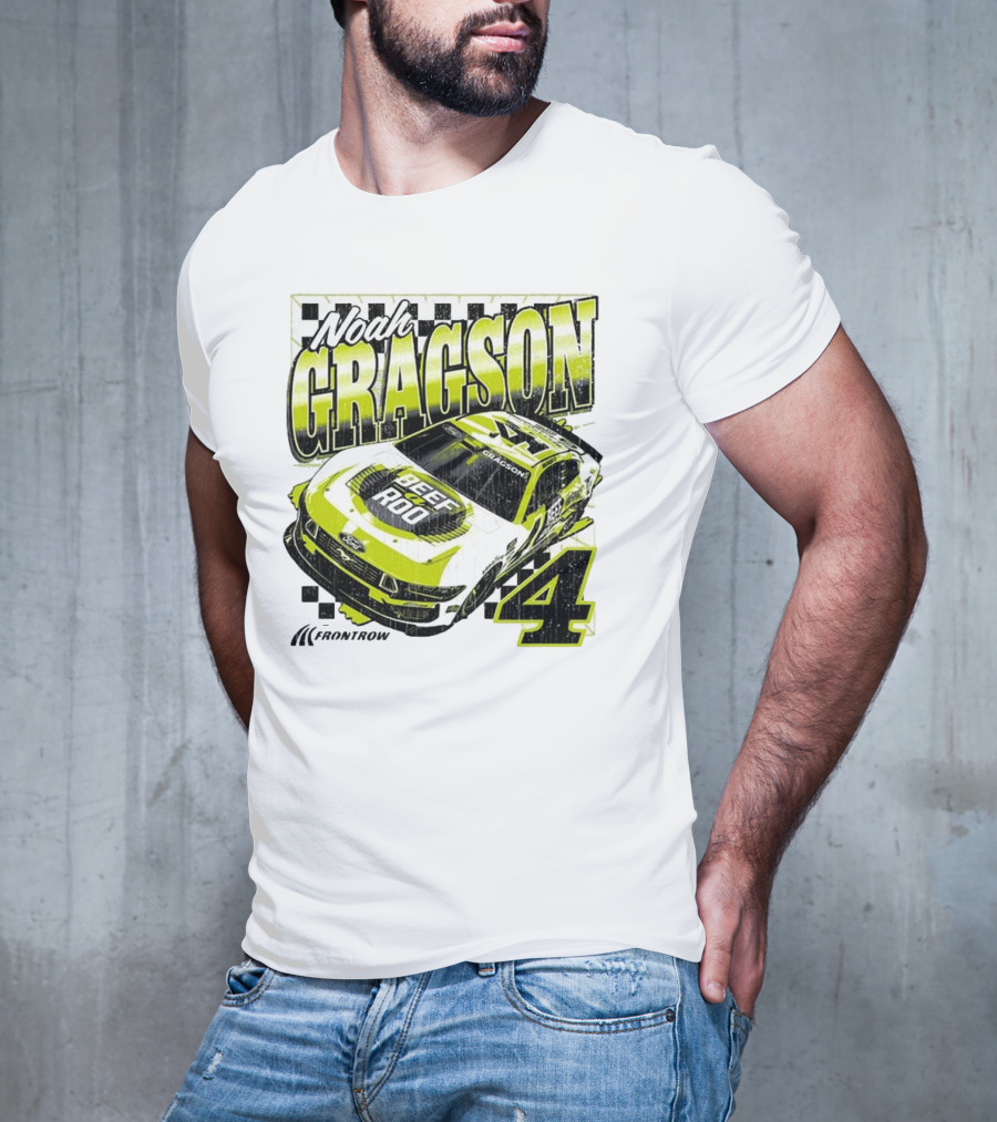 Noah Gragson Beef-A-Roo Car Racing Number 4 T-Shirt