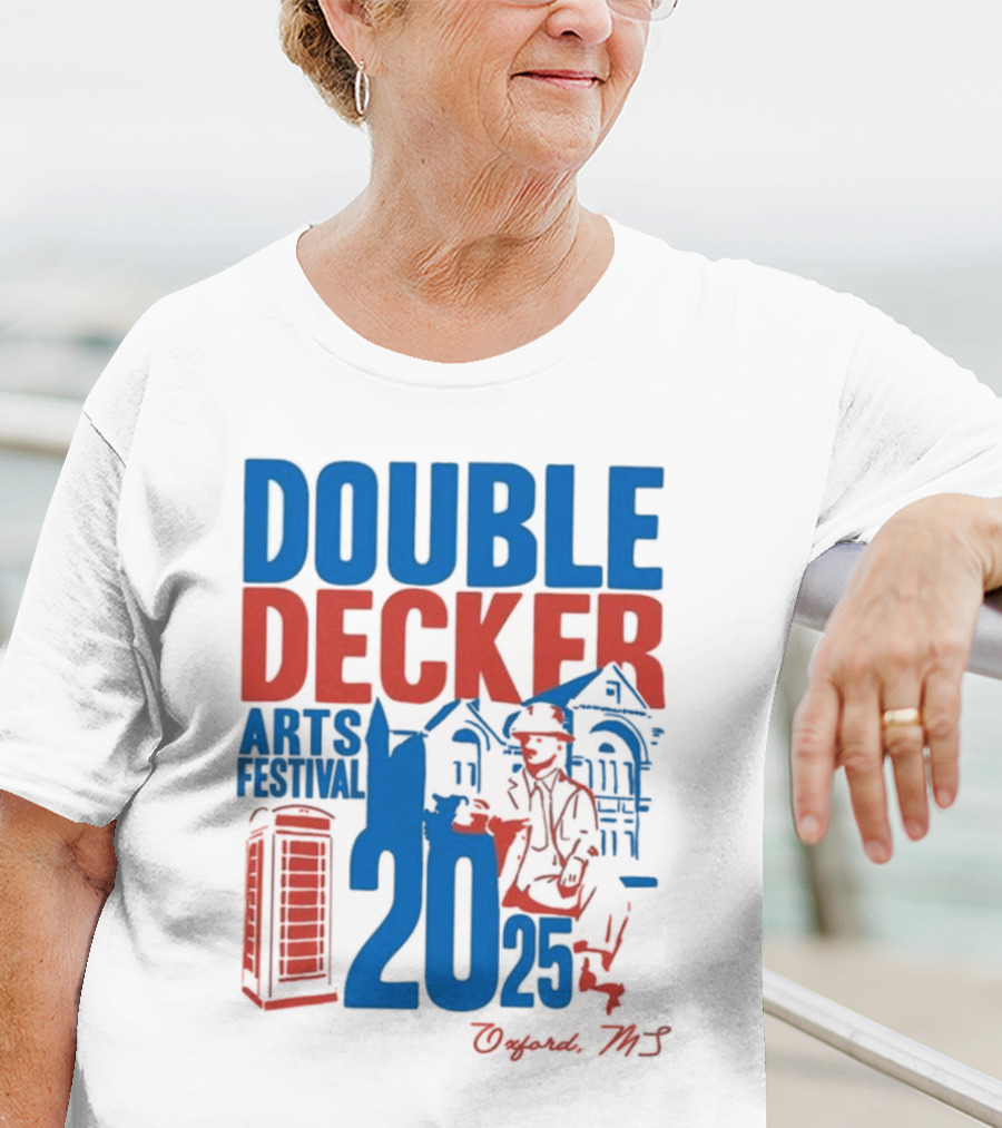 Ole Miss Rebels Double Decker Arts Festival 2025 Oxford MS T-Shirt