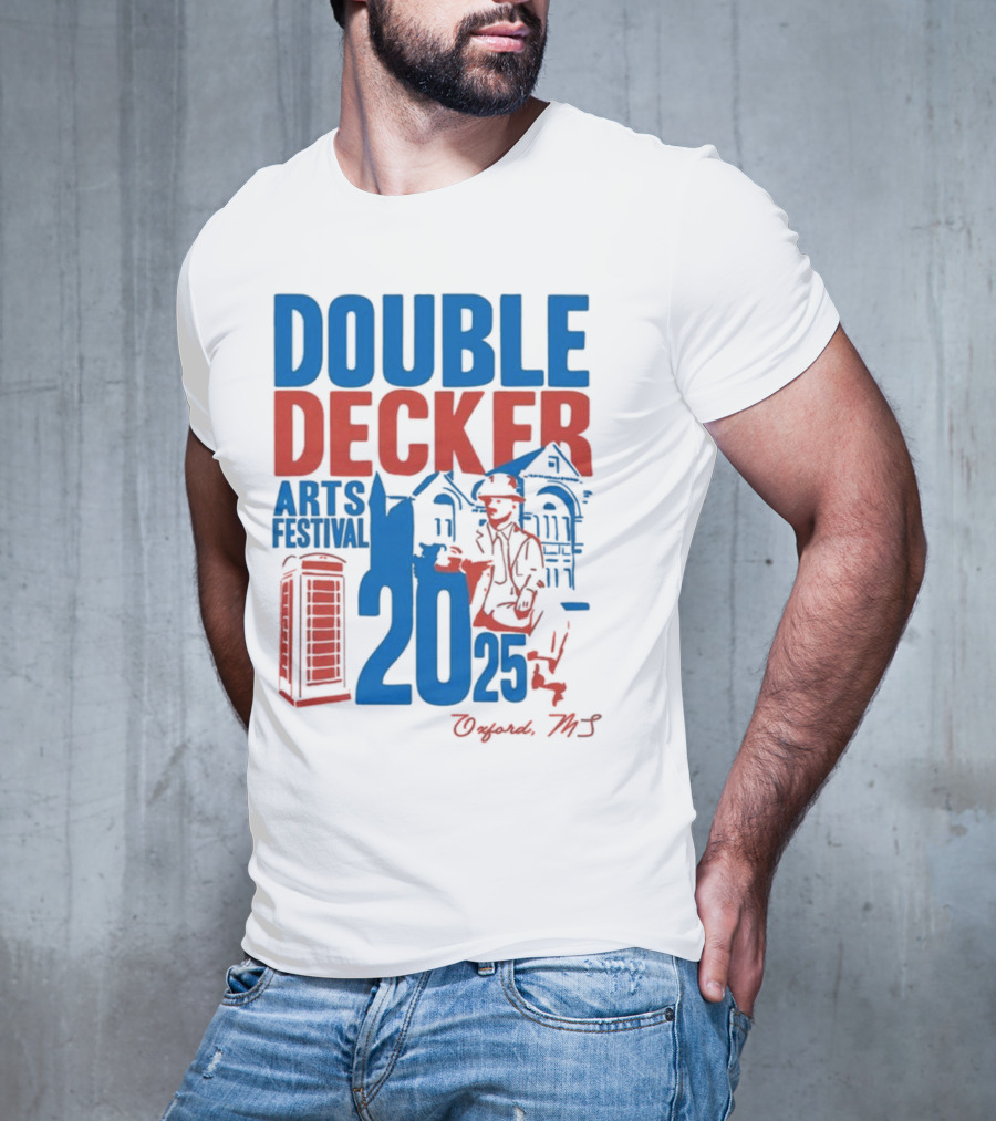 Ole Miss Rebels Double Decker Arts Festival 2025 Oxford MS T-Shirt