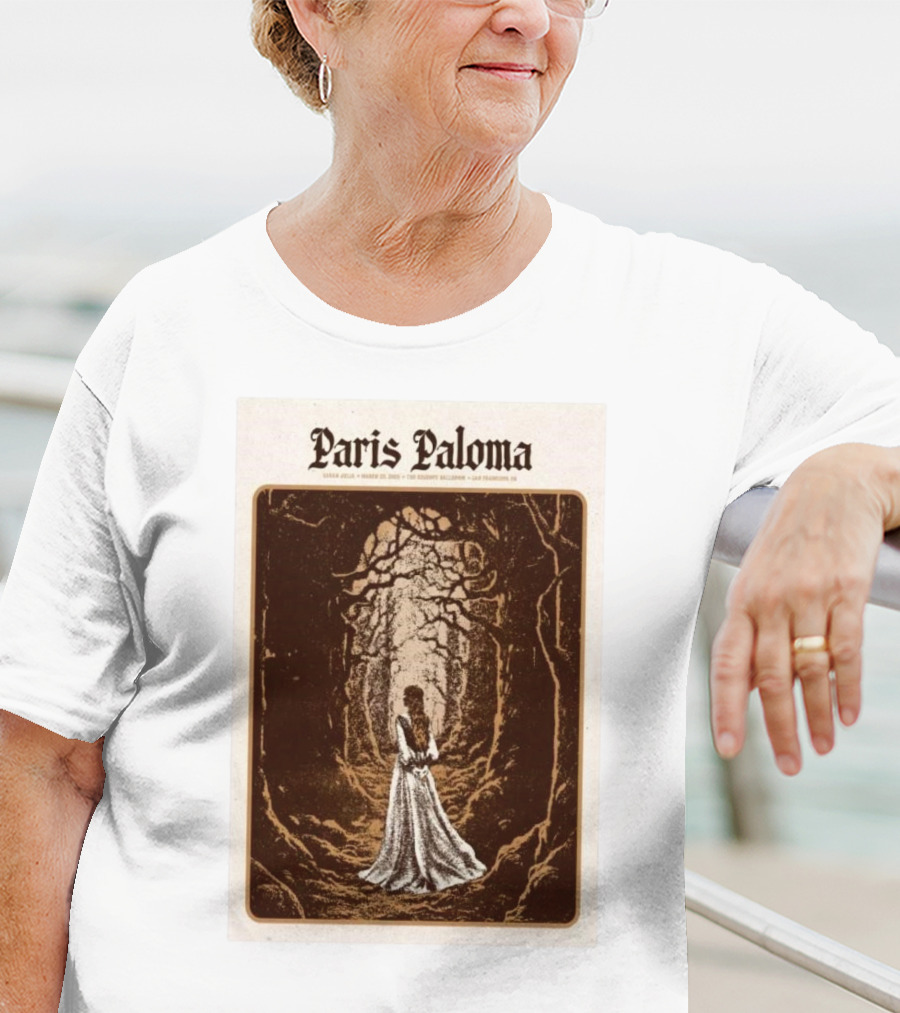 Paris Paloma March 25 2025 The Regency Ballroom San Francisco CA Concert T-Shirt