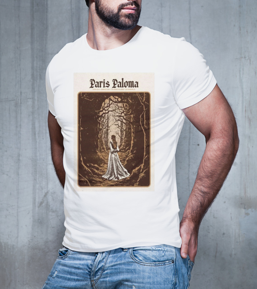 Paris Paloma March 25 2025 The Regency Ballroom San Francisco CA Concert T-Shirt