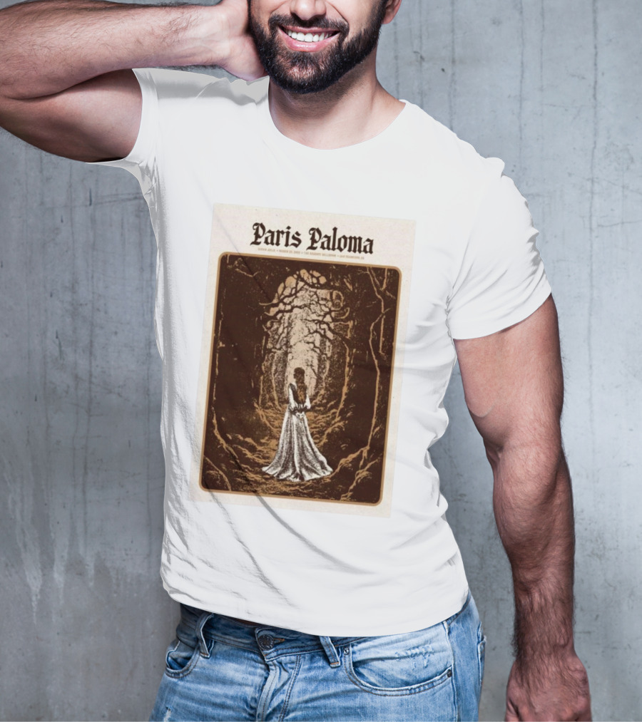 Paris Paloma March 25 2025 The Regency Ballroom San Francisco CA Concert T-Shirt