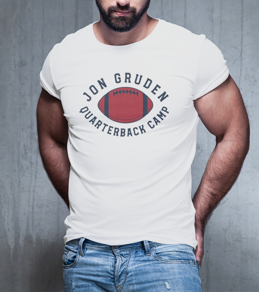 Jon Gruden Quarterback Camp Football T-Shirt