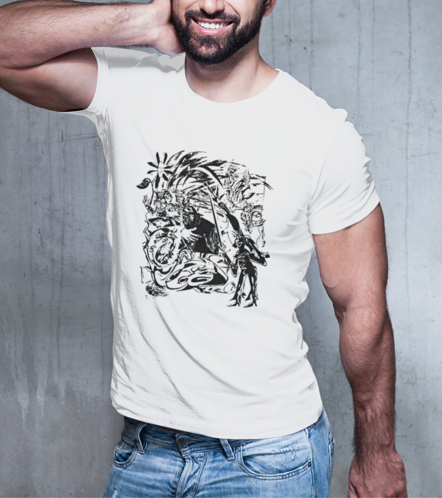 Osees Total Control Psychedelic Skeletons And Botanicals T-Shirt