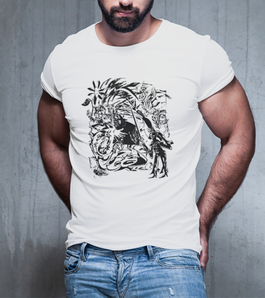 Osees Total Control Psychedelic Skeletons And Botanicals T-Shirt