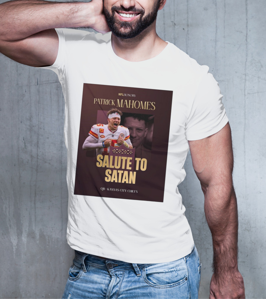 Patrick Mahomes NFL Honors Kansas City Chiefs QB Salute To Satan T-Shirt