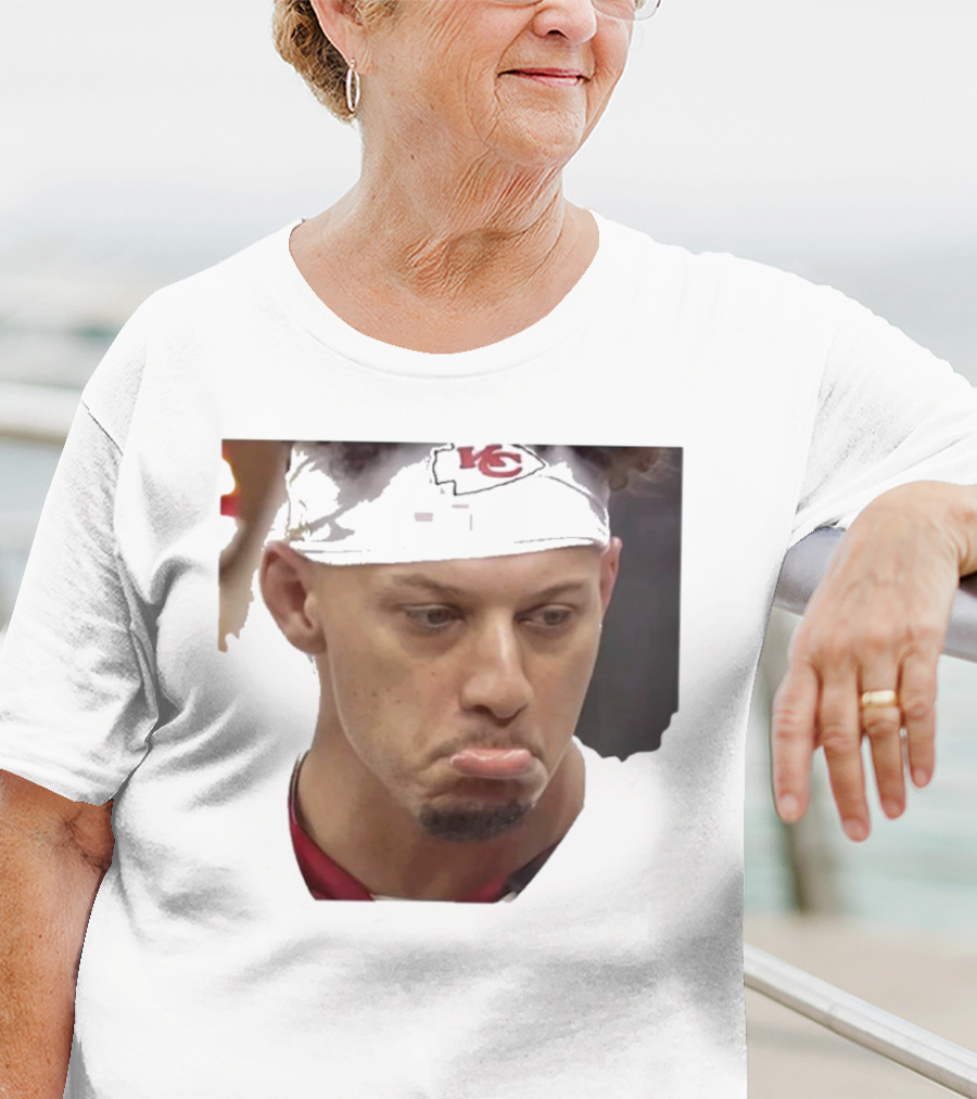 Super Sad Pat Mahomes Headband KC T-Shirt