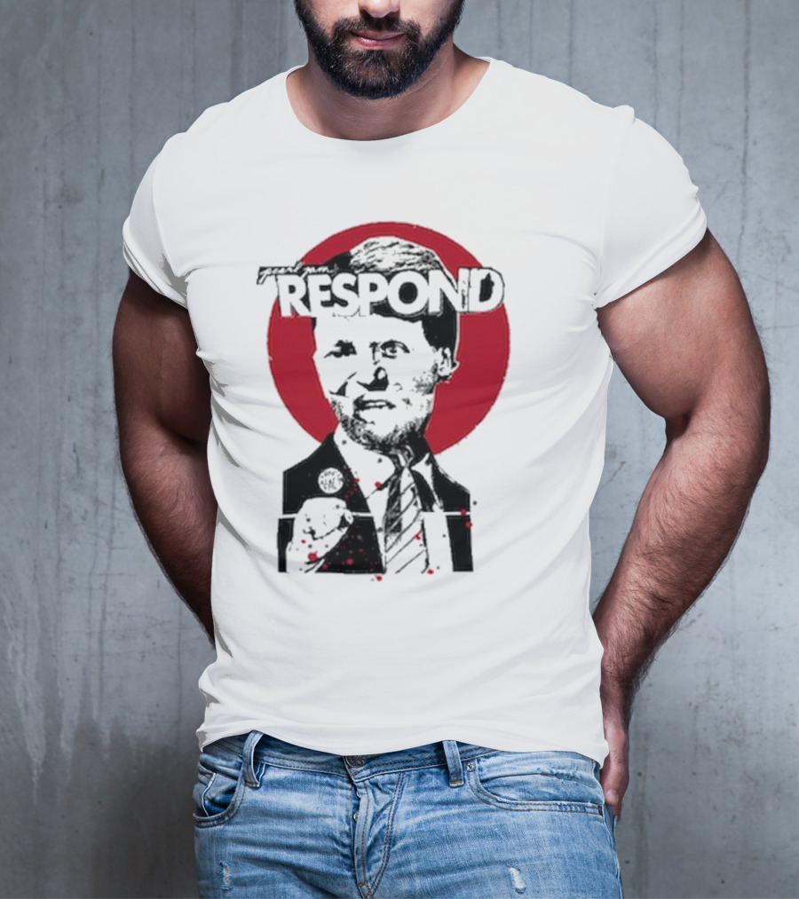 Pearl Jam Respond 2025 Red Circle Silhouette T-Shirt