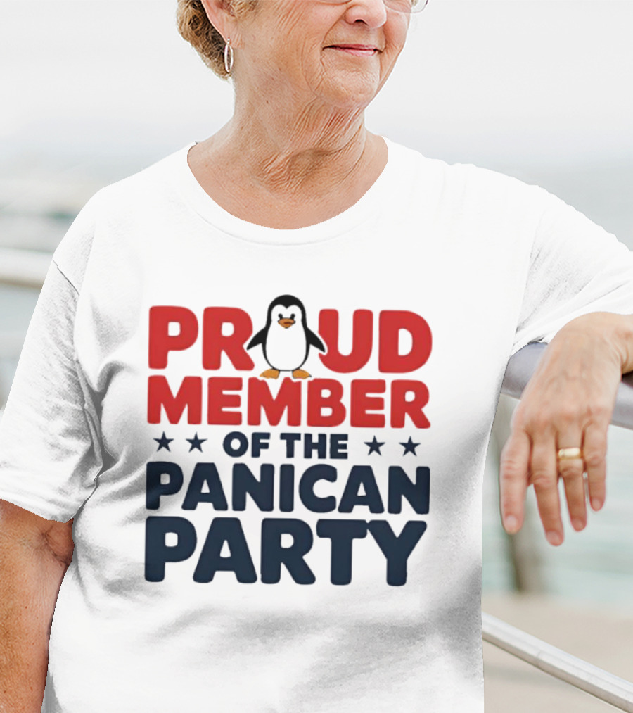 Proud Member Of The Panican Party Penguin T-Shirt