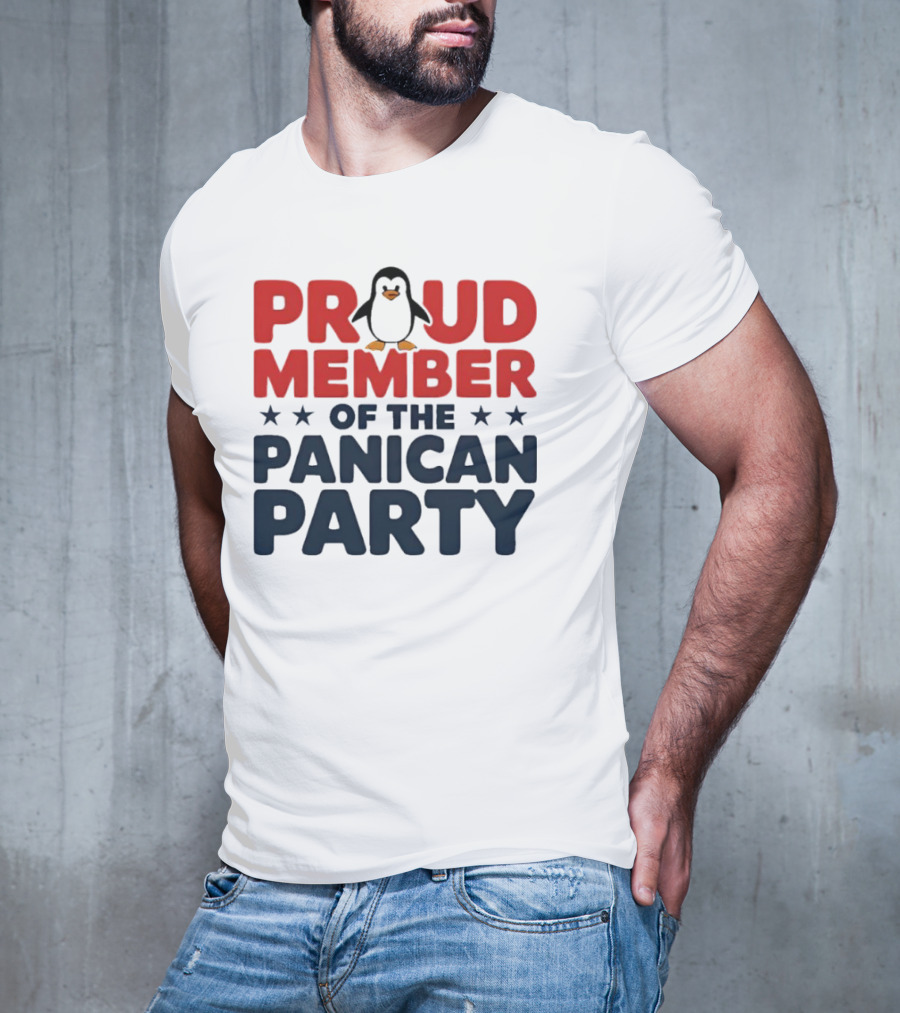 Proud Member Of The Panican Party Penguin T-Shirt