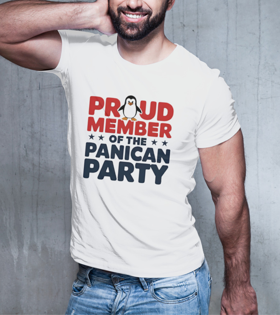 Proud Member Of The Panican Party Penguin T-Shirt