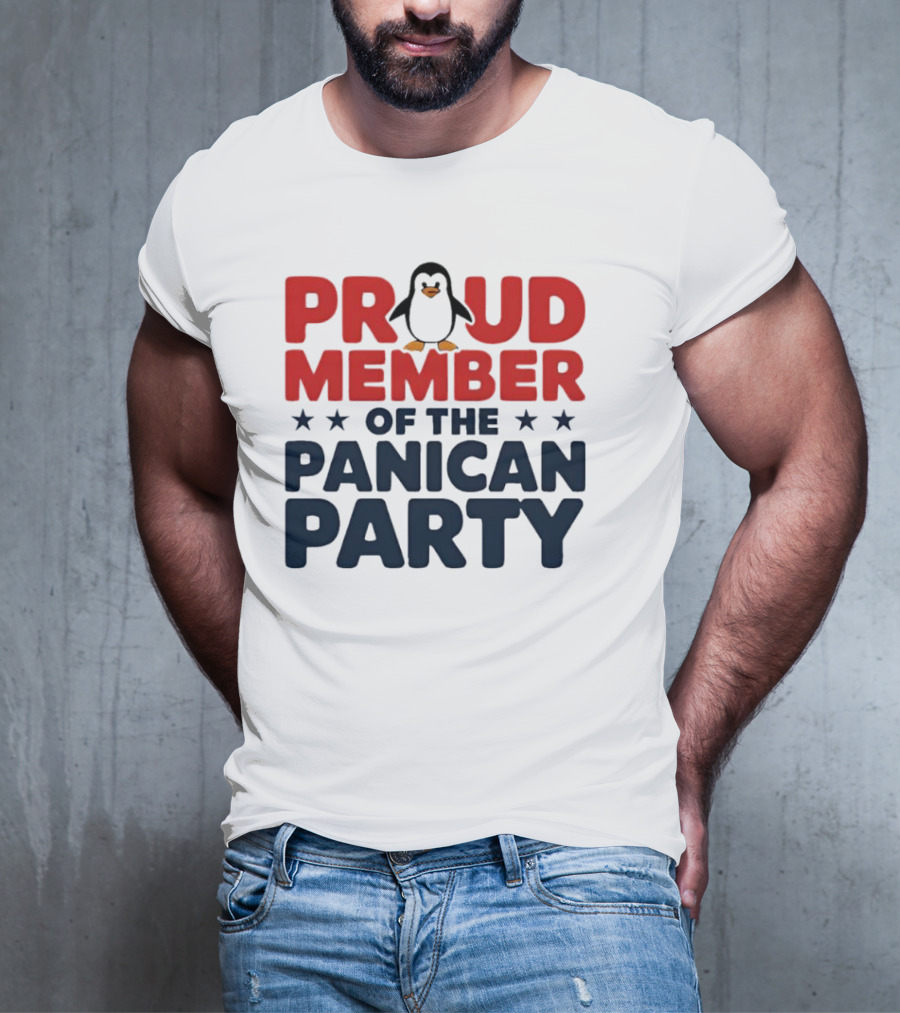 Proud Member Of The Panican Party Penguin T-Shirt