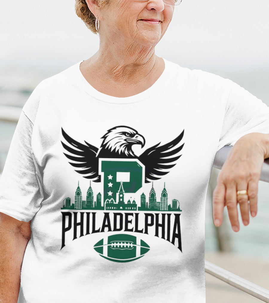 Philadelphia Skyline Football Team P Mascot 2025 T-Shirt