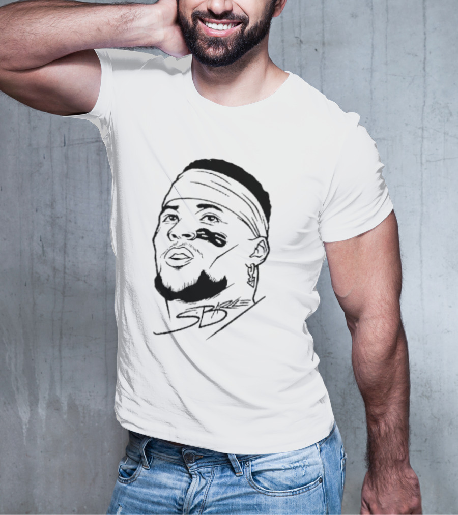 Philadelphia Eagles Saquon Barkley Floating Head Signature T-Shirt