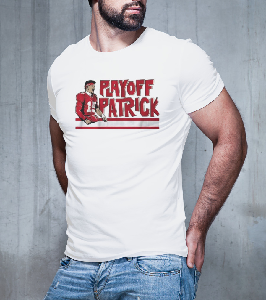 Playoff Patrick Mahomes Kansas City Chiefs Football Icon Graphic T-Shirt