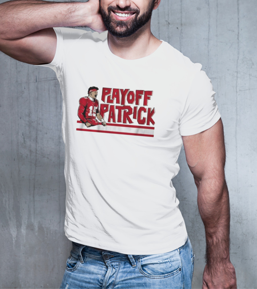 Playoff Patrick Mahomes Kansas City Chiefs Football Icon Graphic T-Shirt