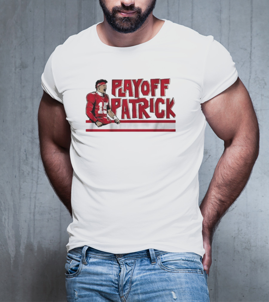 Playoff Patrick Mahomes Kansas City Chiefs Football Icon Graphic T-Shirt