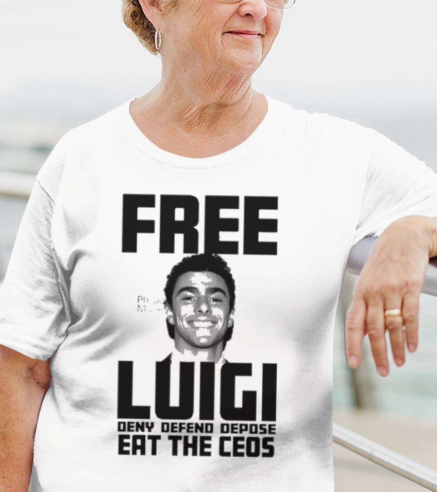 Portland USA Free Luigi Deny Defend Depose Eat The Ceos T-Shirt