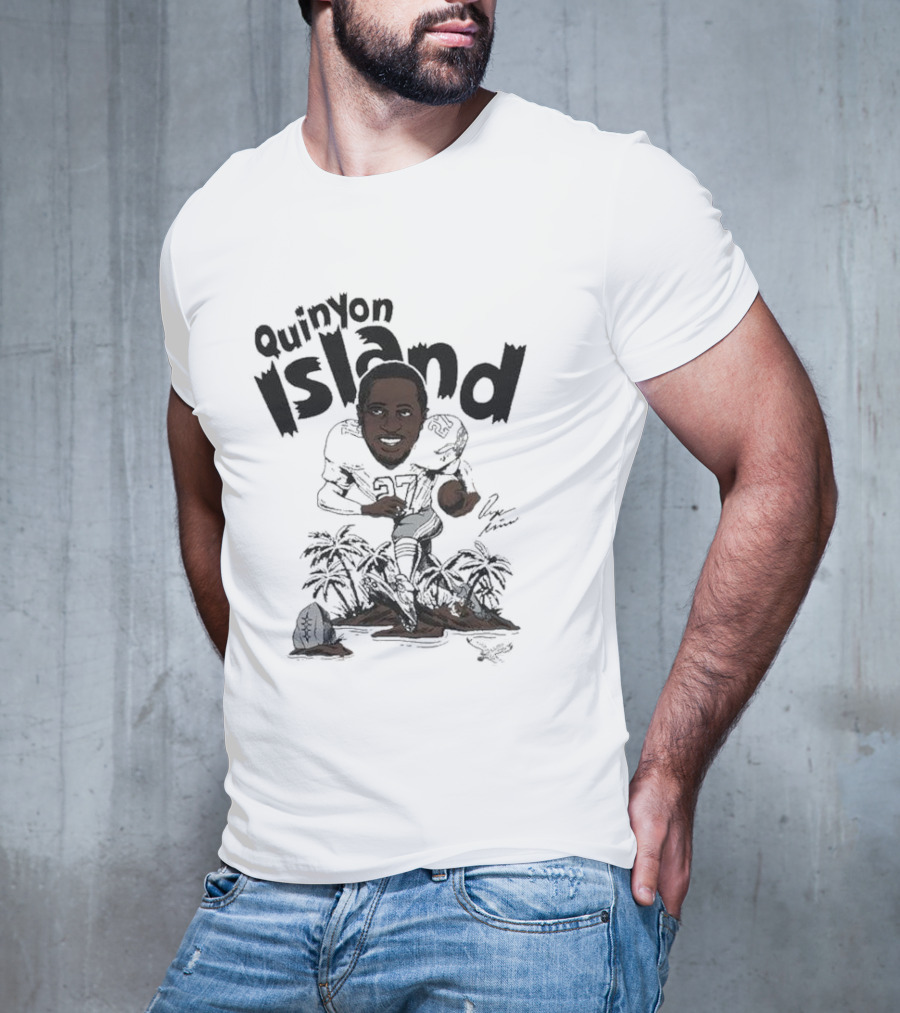 Quinyon Island Mitchell Kelly Green Philadelphia Eagles Player Tri-Blend T-Shirt