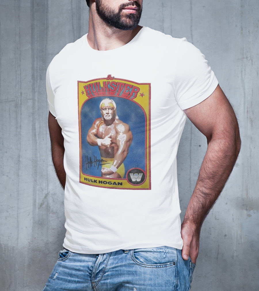 Hulk Hogan The Hulkster Vintage Sports Card Signature WWE 2025 Ripple Junction T-Shirt