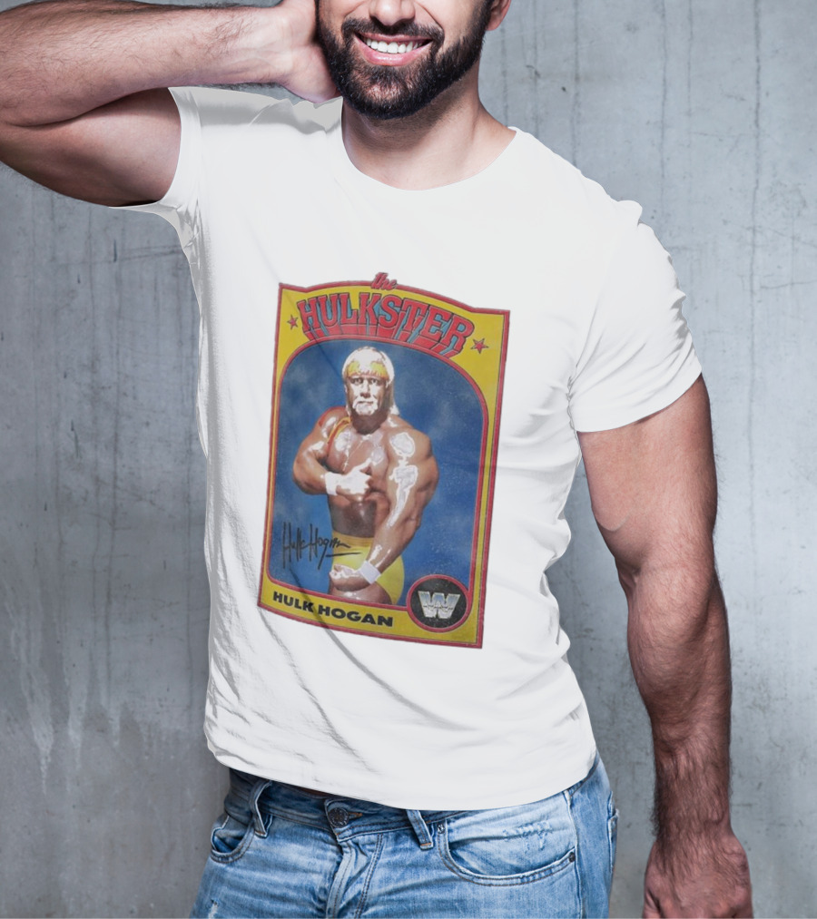 Hulk Hogan The Hulkster Vintage Sports Card Signature WWE 2025 Ripple Junction T-Shirt