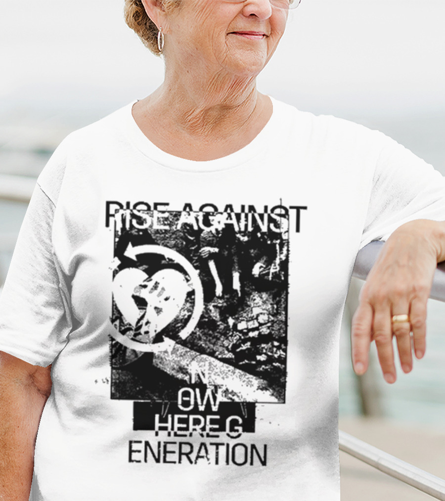 Rise Against Nowhere Generation Street Kids Stop Skeleton T-Shirt