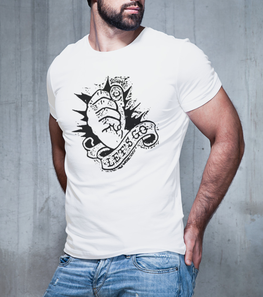 Rancid Let’s Go Punk Band Skull Art T-Shirt
