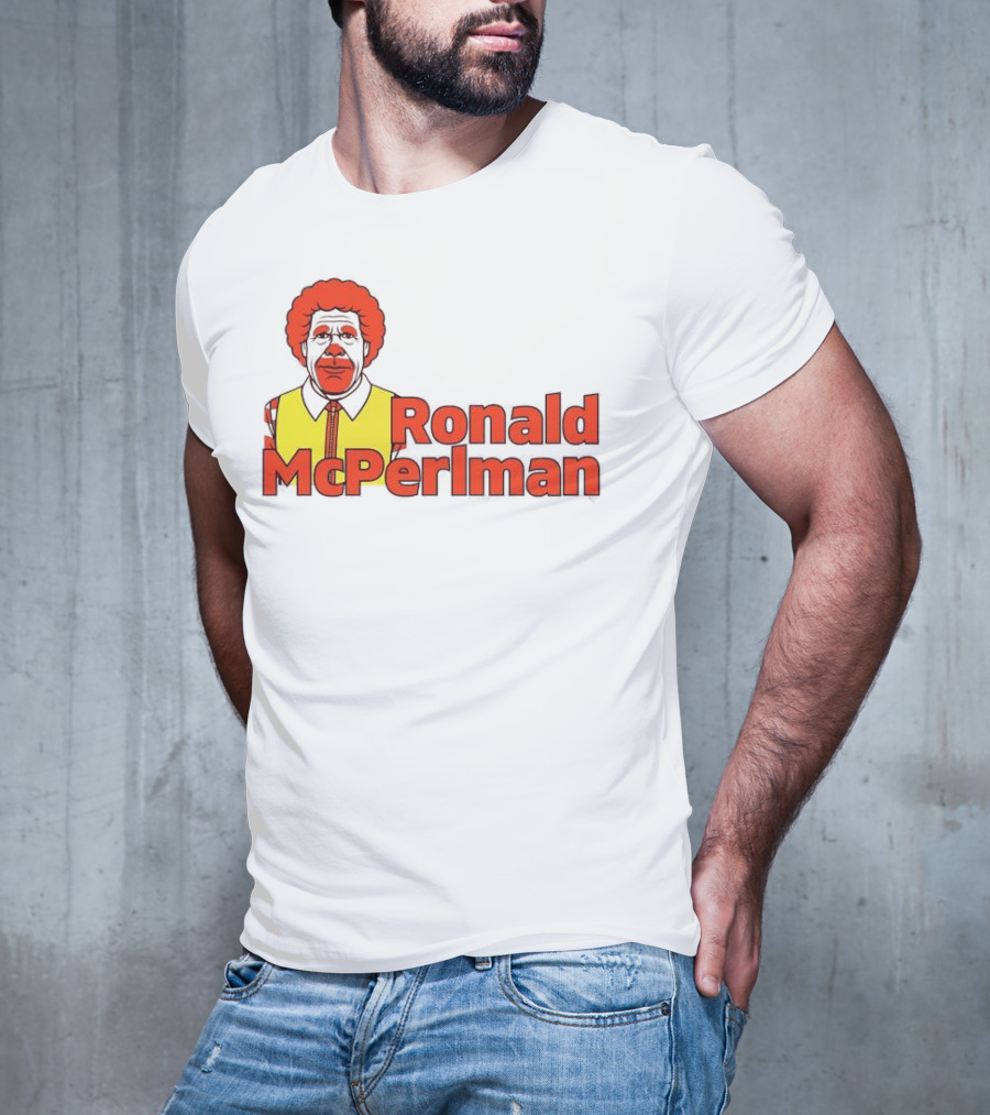 Ronald McPerlman McDonalds And Ron Perlman Crossover T-Shirt