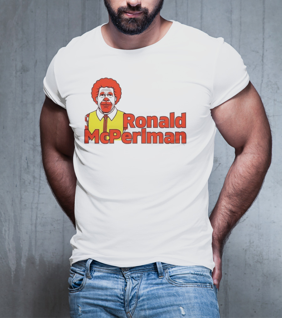 Ronald McPerlman McDonalds And Ron Perlman Crossover T-Shirt