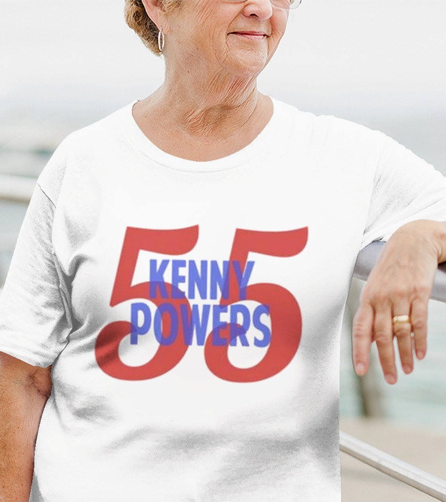Kenny Powers 55 Bold Number Design T-Shirt