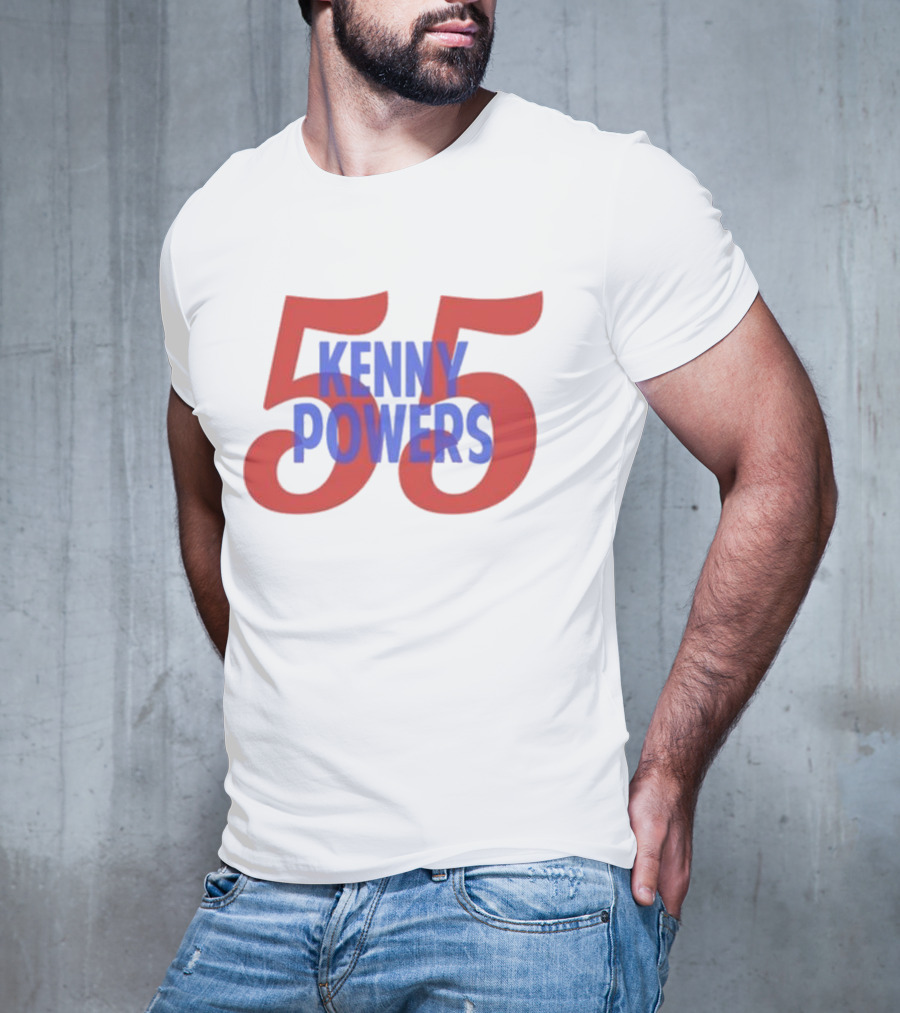Kenny Powers 55 Bold Number Design T-Shirt