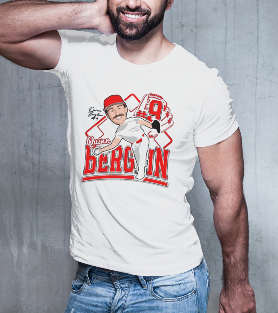 Quinn Berglin Baseball 2025 Glove Number 9 T-Shirt