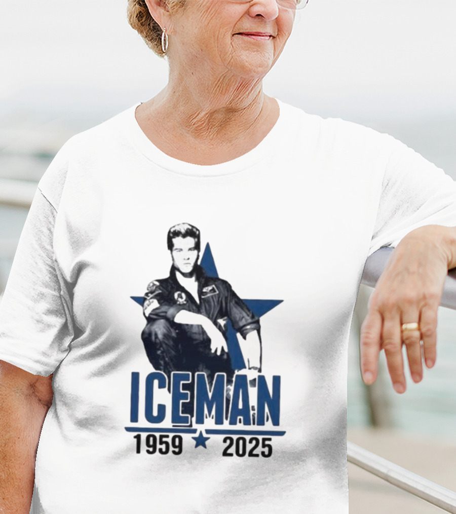 Val Kilmer 1959-2025 Iceman Top Gun T-Shirt