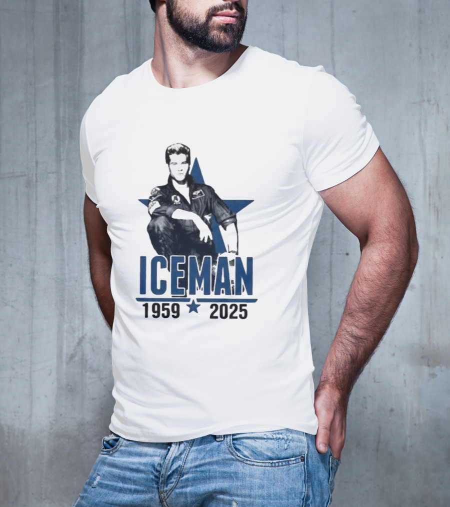 Val Kilmer 1959-2025 Iceman Top Gun T-Shirt