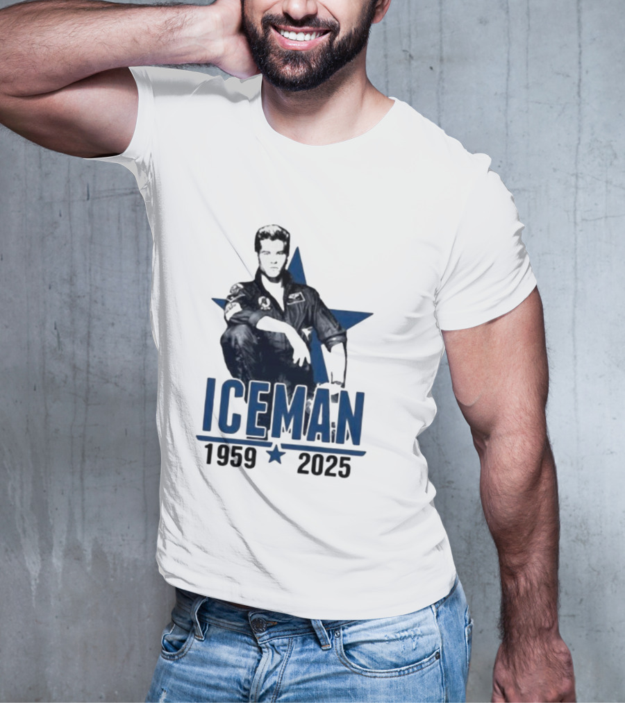 Val Kilmer 1959-2025 Iceman Top Gun T-Shirt