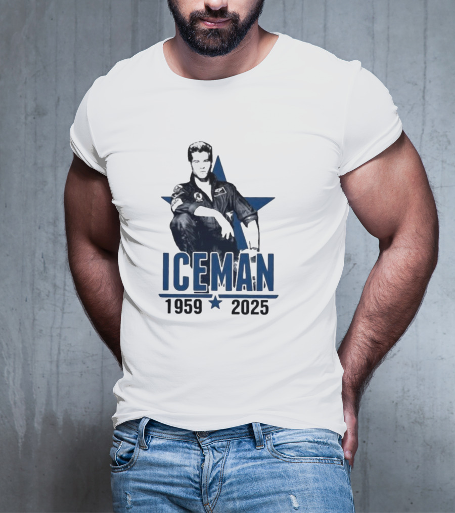 Val Kilmer 1959-2025 Iceman Top Gun T-Shirt