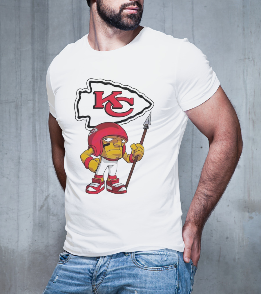 Rush Zone Kansas City Chiefs NFL Character KC Logo 2025 T-Shirt