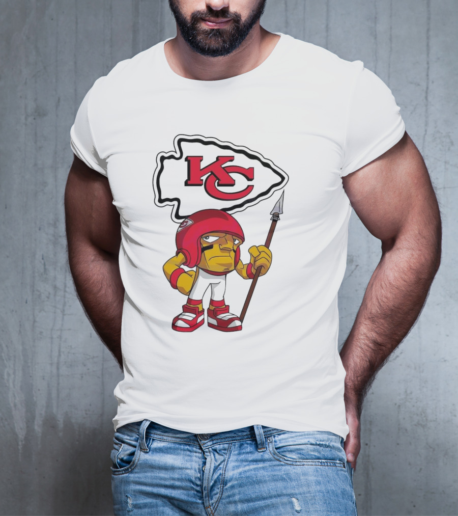 Rush Zone Kansas City Chiefs NFL Character KC Logo 2025 T-Shirt