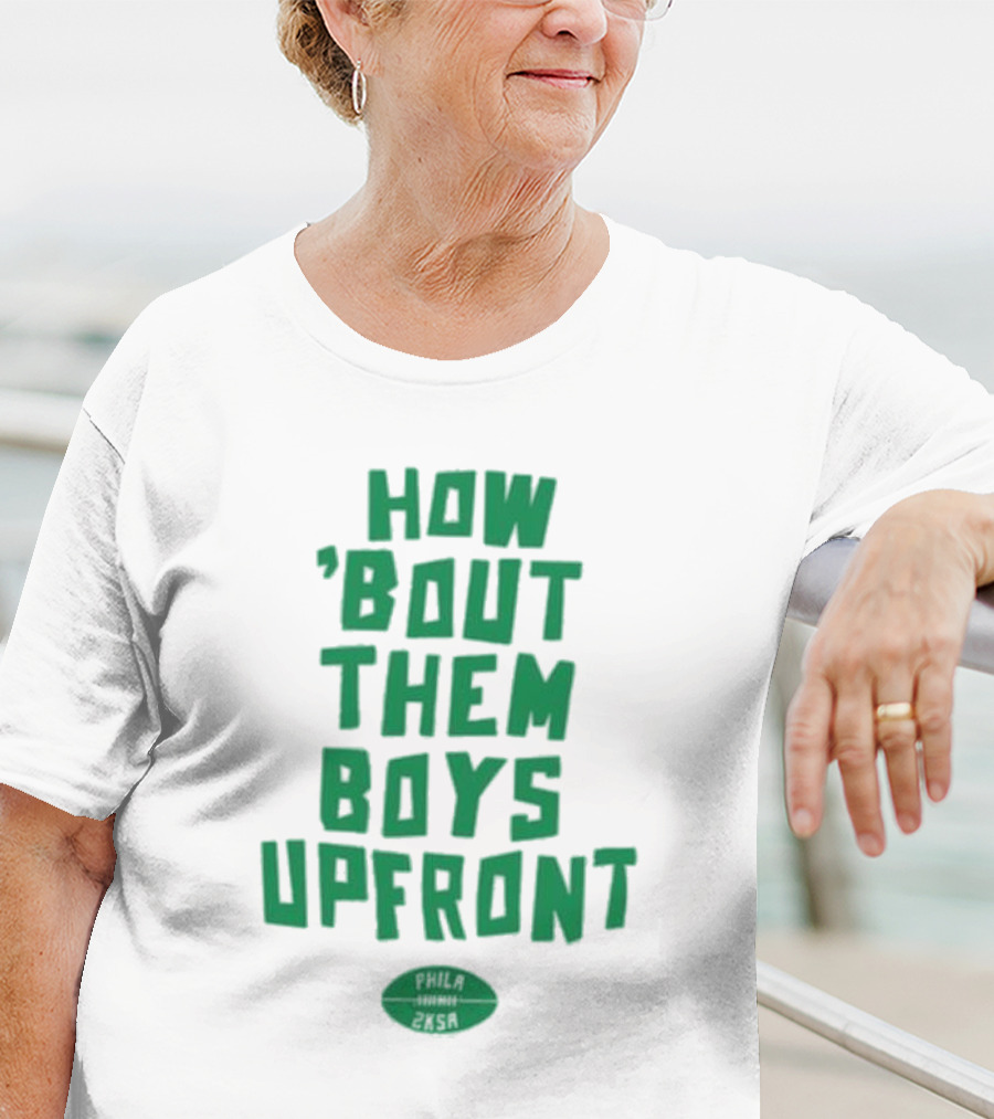 Saquon Barkley 2KSA How 'Bout Them Boys Upfront Football T-Shirt