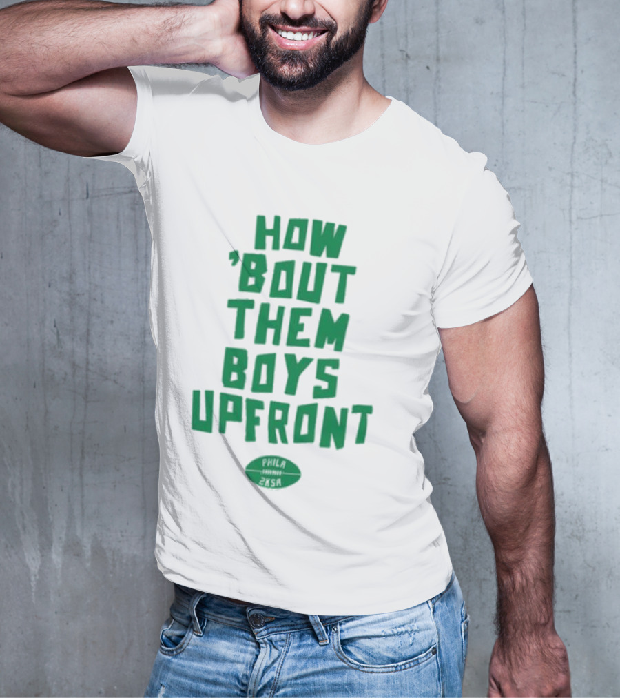 Saquon Barkley 2KSA How 'Bout Them Boys Upfront Football T-Shirt