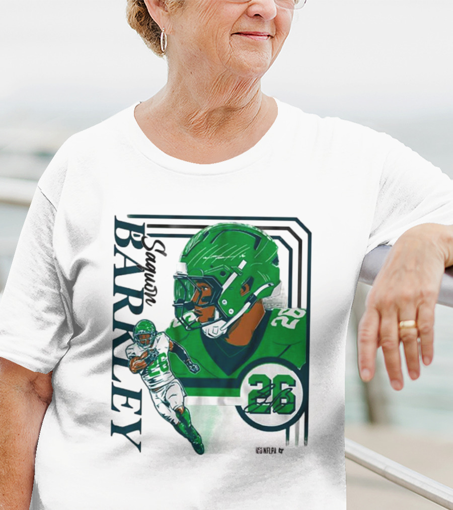 Barkley 26 NFL Philadelphia Eagles Signature Collage T-Shirt