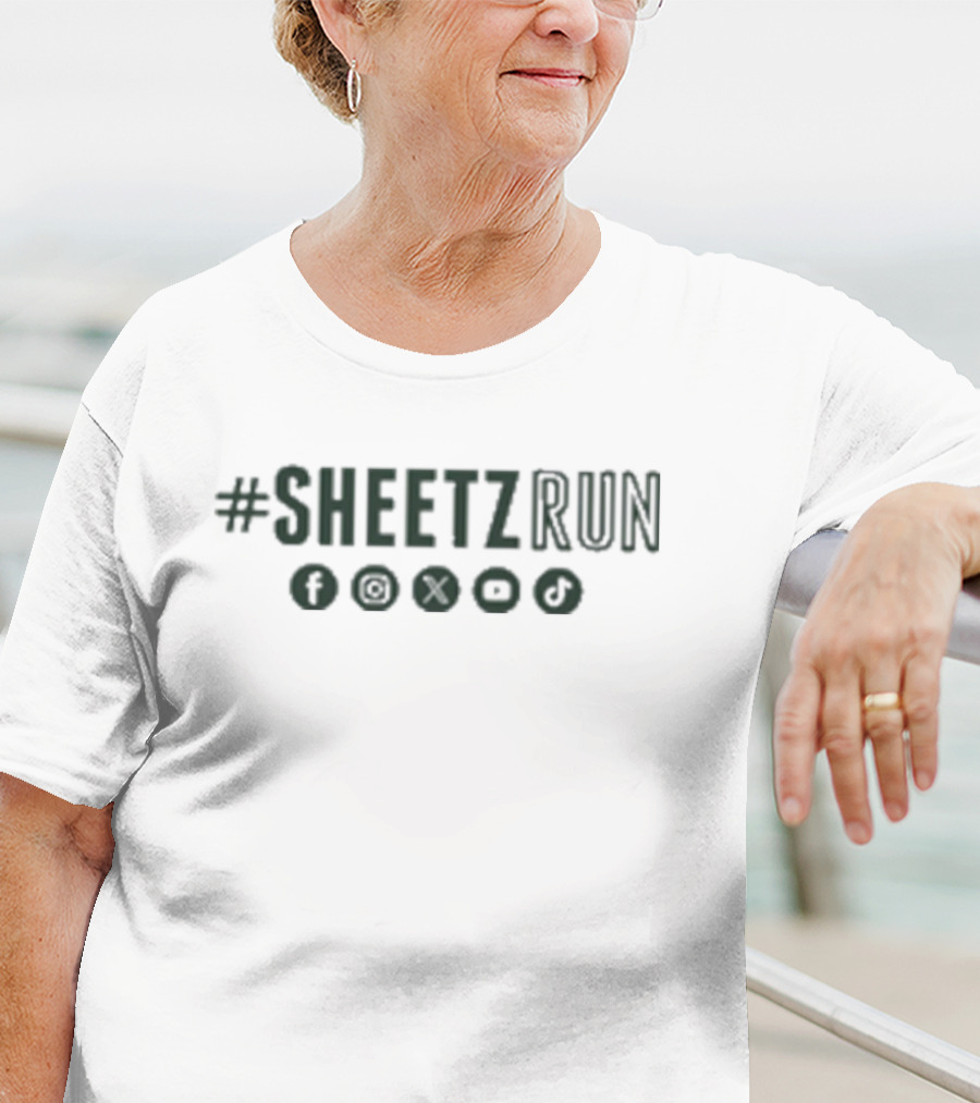 #SHEETZRUN Round Icons Collection T-Shirt