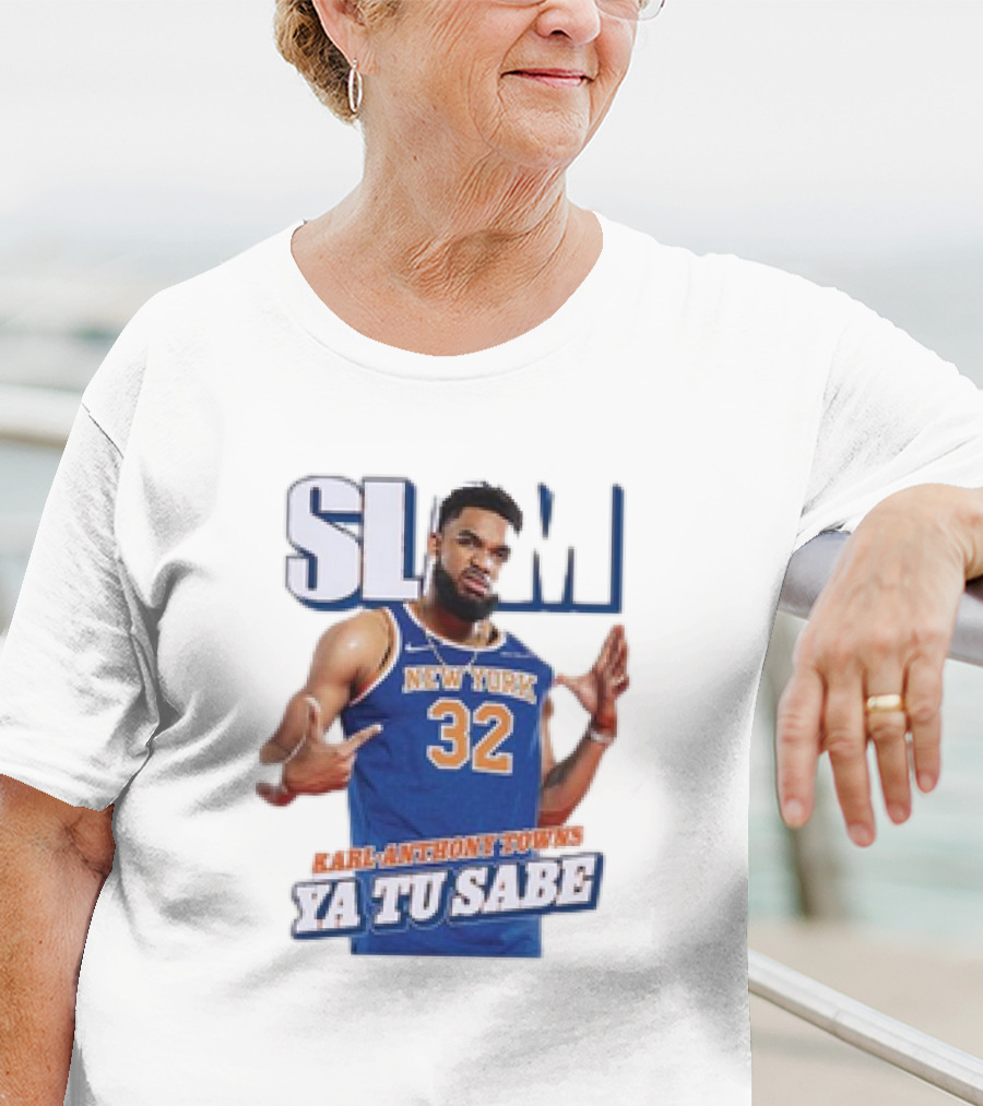SLAM New York Karl-Anthony Towns Ya Tu Sabe T-Shirt