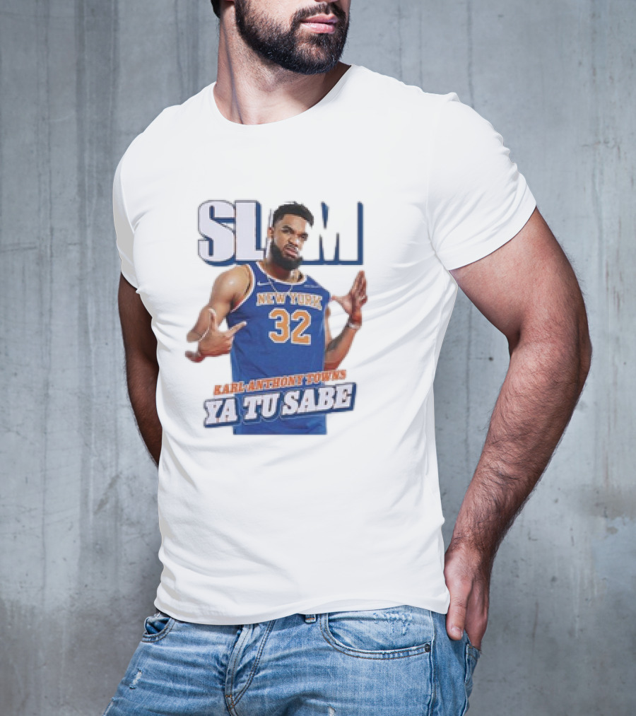 SLAM New York Karl-Anthony Towns Ya Tu Sabe T-Shirt