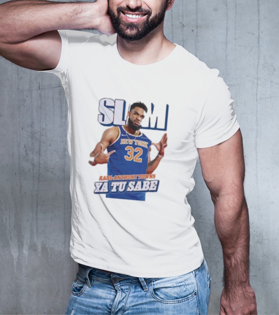 SLAM New York Karl-Anthony Towns Ya Tu Sabe T-Shirt