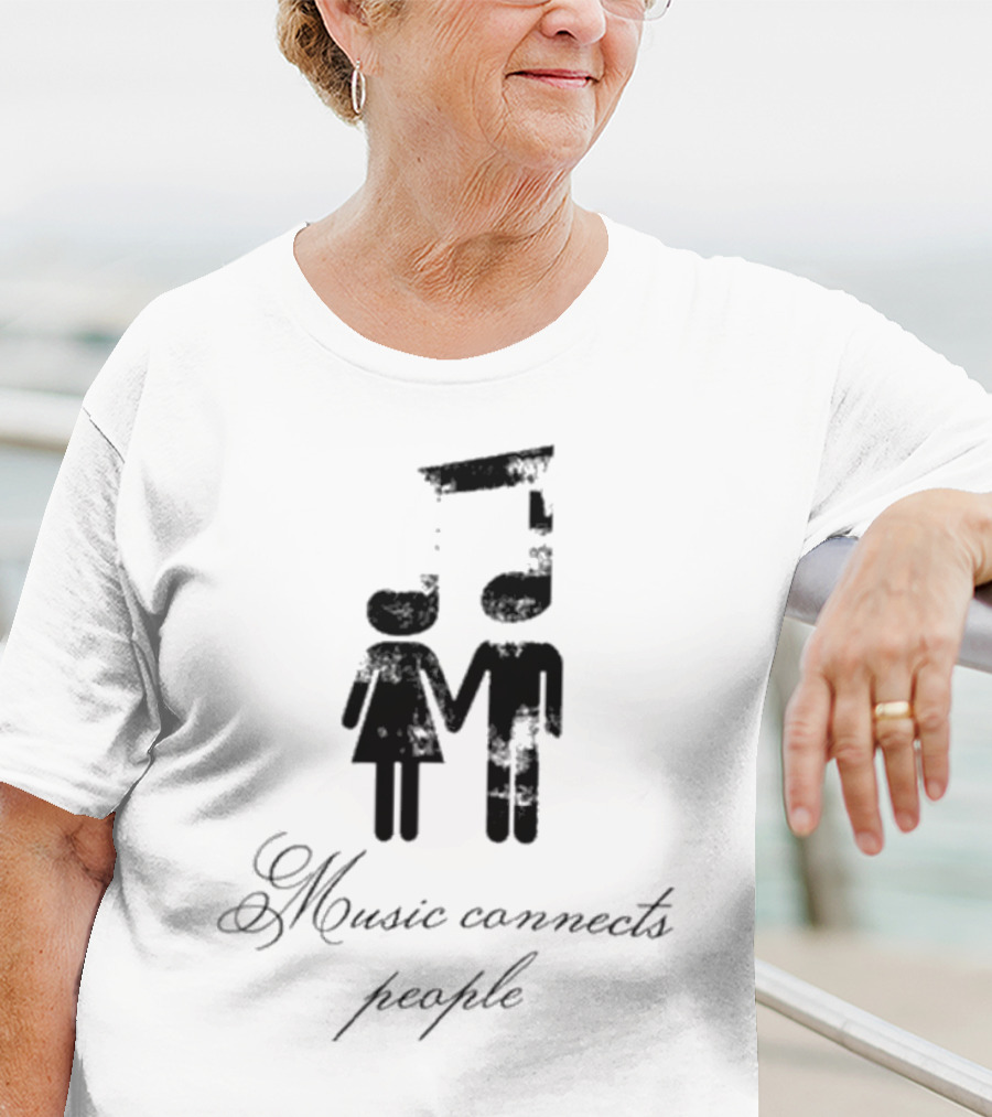 Slechthart Music Connects People Heartbeat Symphony T-Shirt