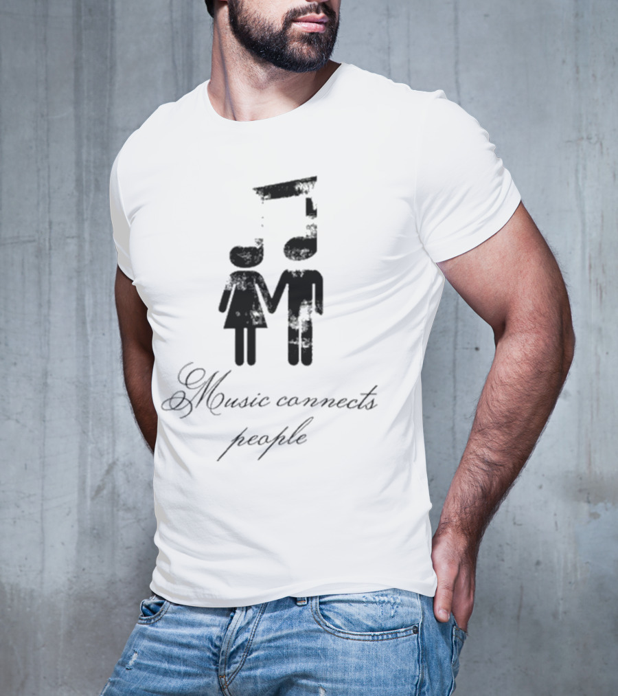 Slechthart Music Connects People Heartbeat Symphony T-Shirt